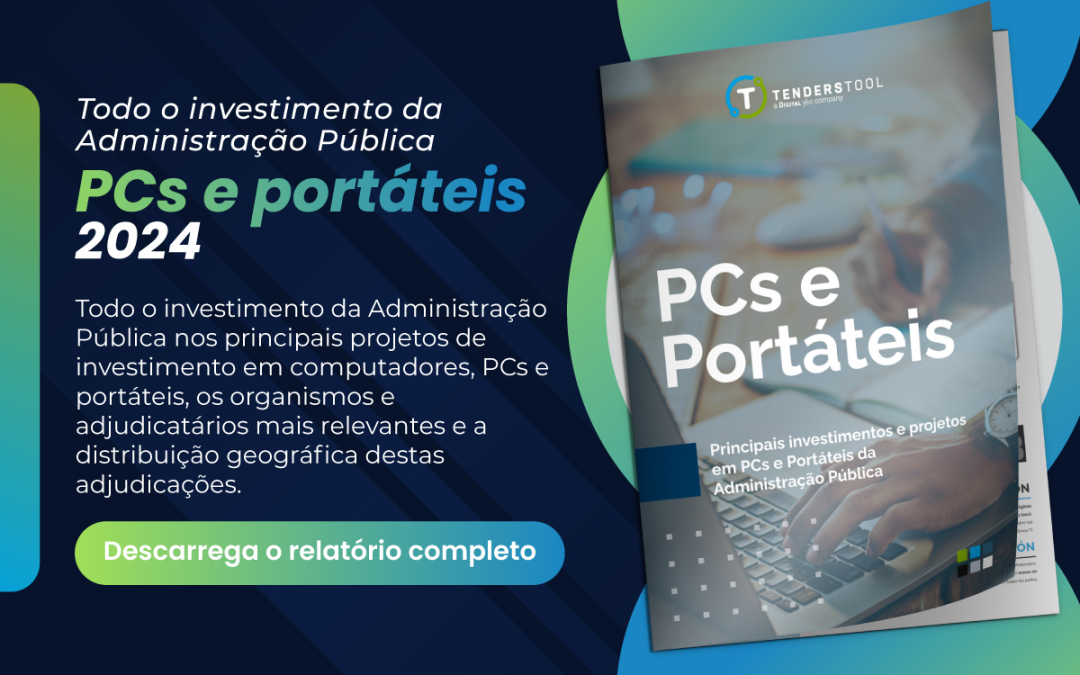 Principais investimentos e projectos em PCs e portáteis da Administração Pública